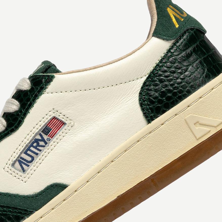 Medalist Low W Leather Cocoprint - Marsh/Green