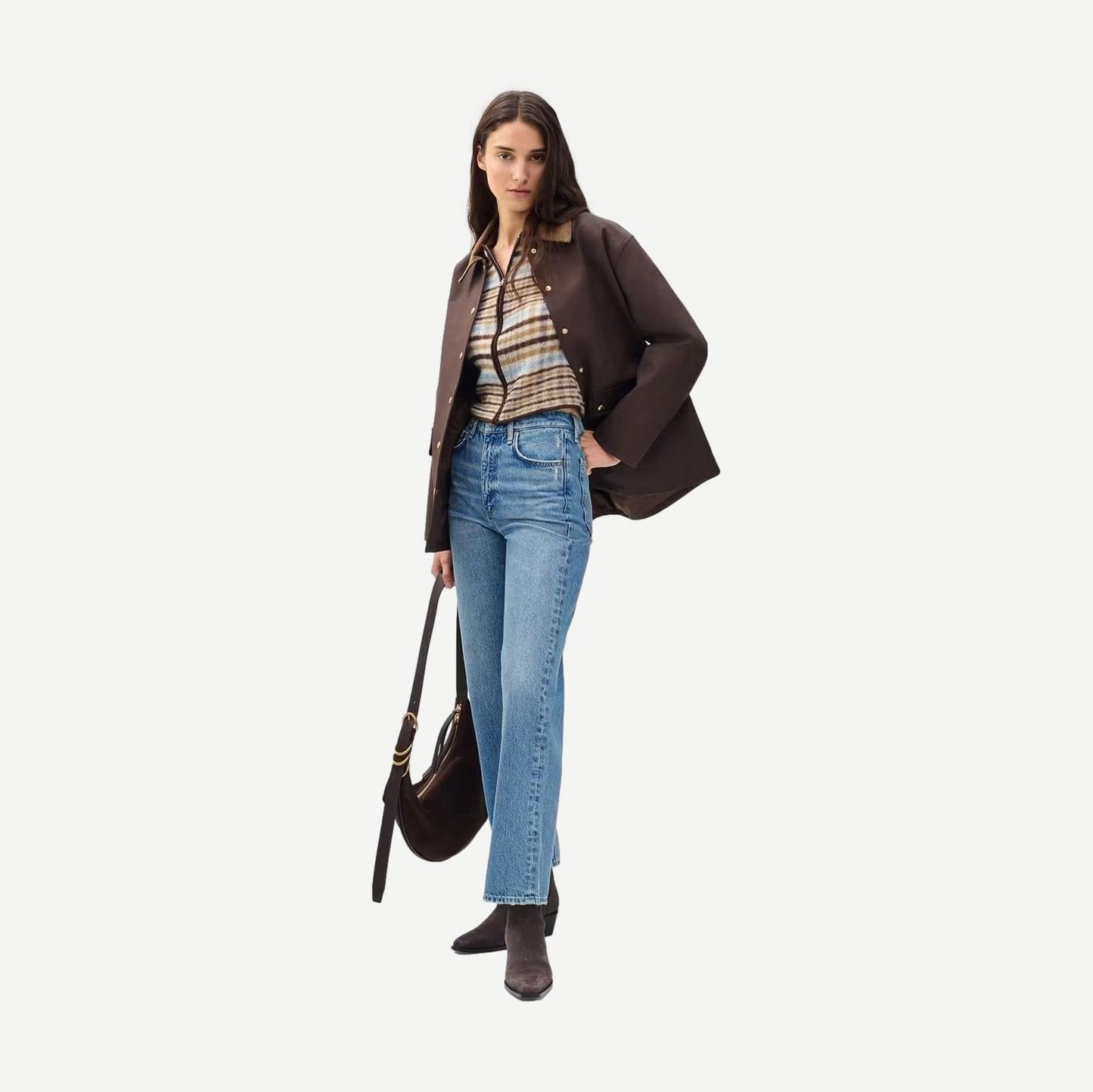 Shea High Rise Ankle Straight - Ithaca - Galvanic.co