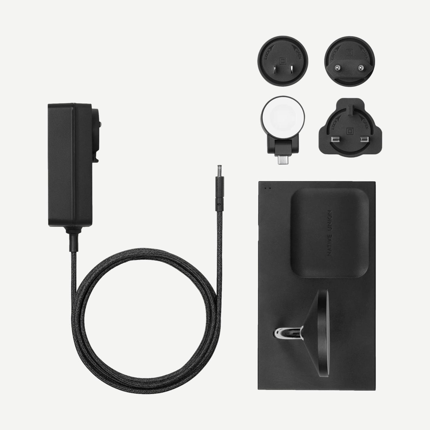 Snap 3 in 1 Magnetic Wireless Charger - Black