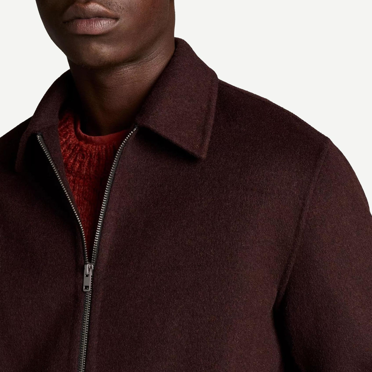 Splittable Jacket - Chocolate Plum