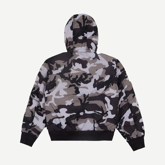 Flight Bomber - Snow Camo - Galvanic.co
