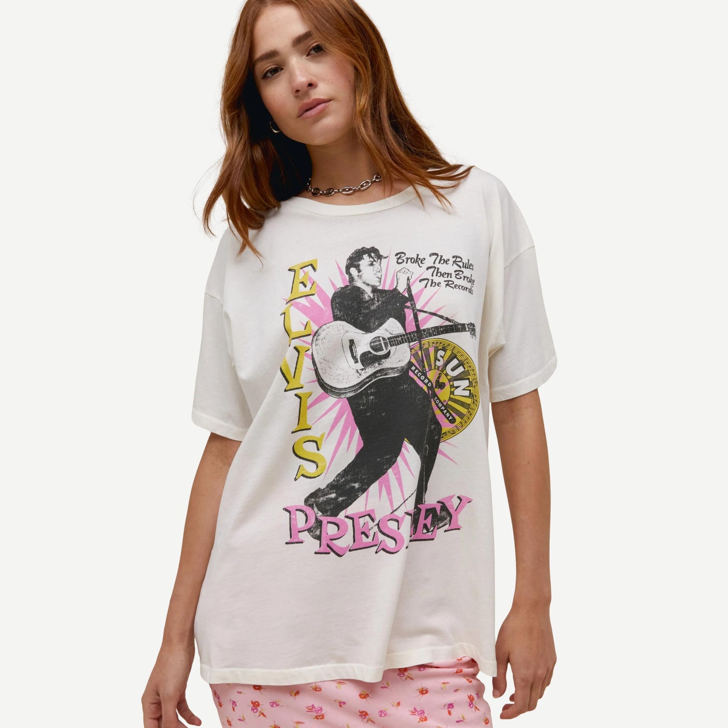 Sun Records x Elvis - Vintage White - Galvanic.co