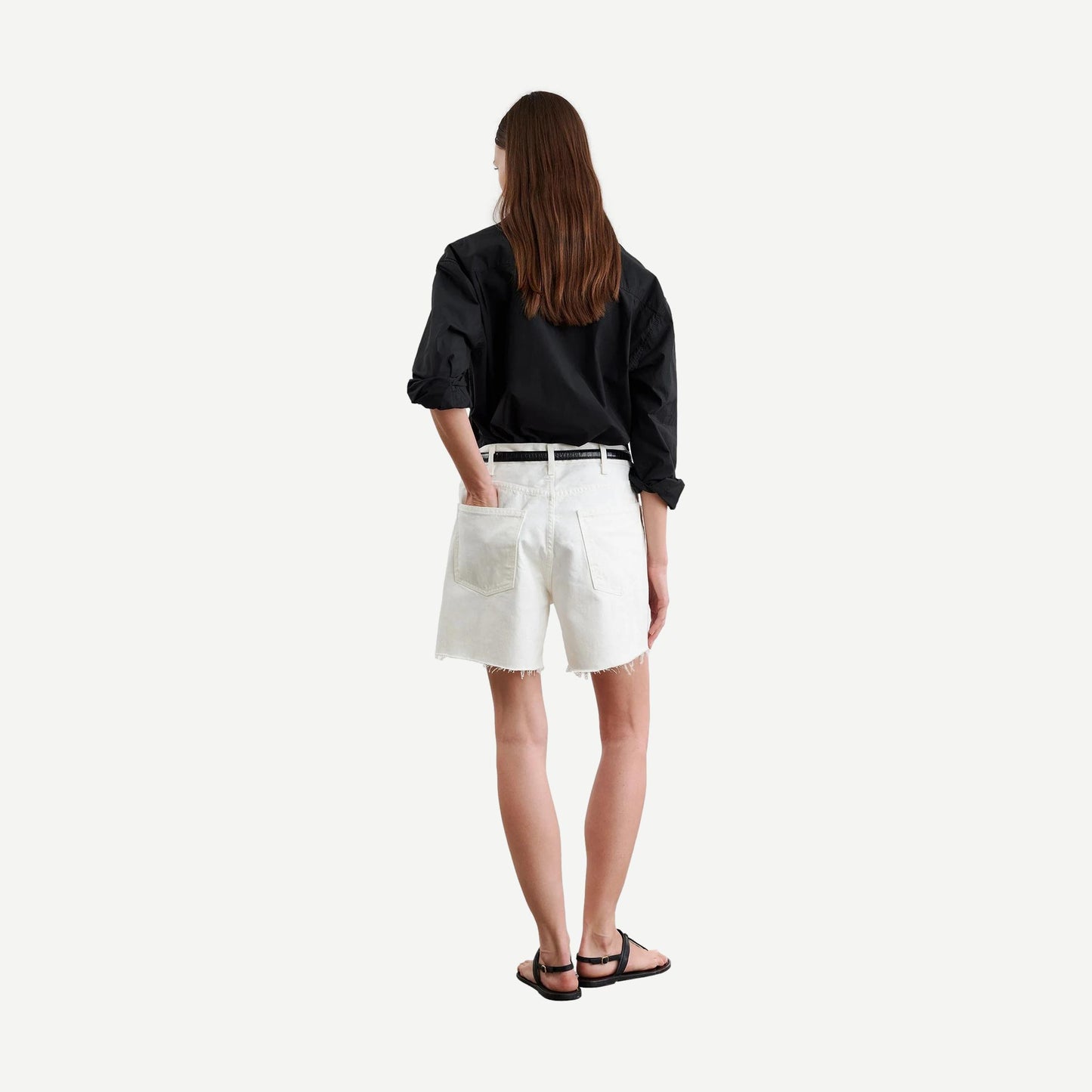 Russel Denim Short - Cream - Galvanic.co