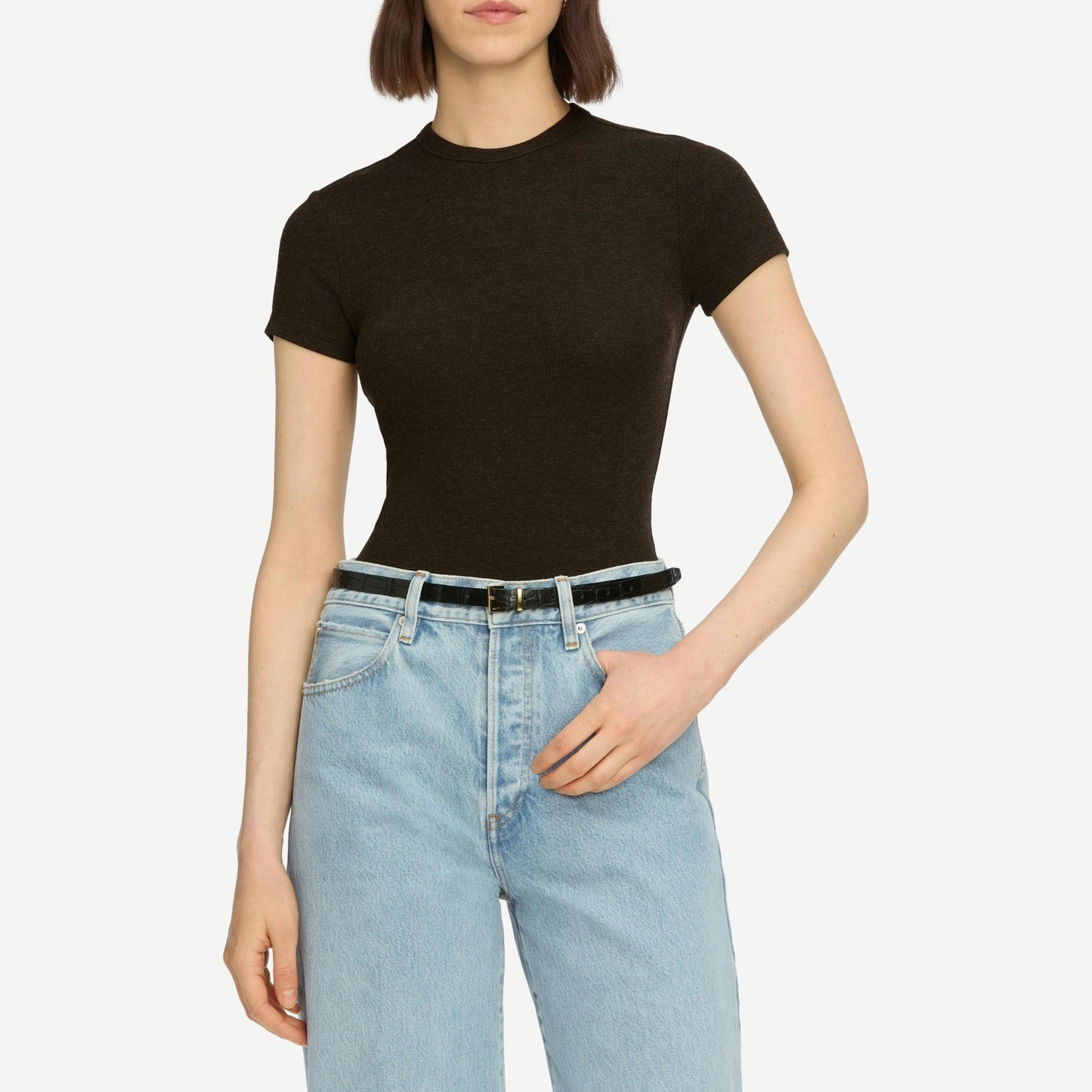 The Rib Baby Tee - Coffee - Galvanic.co