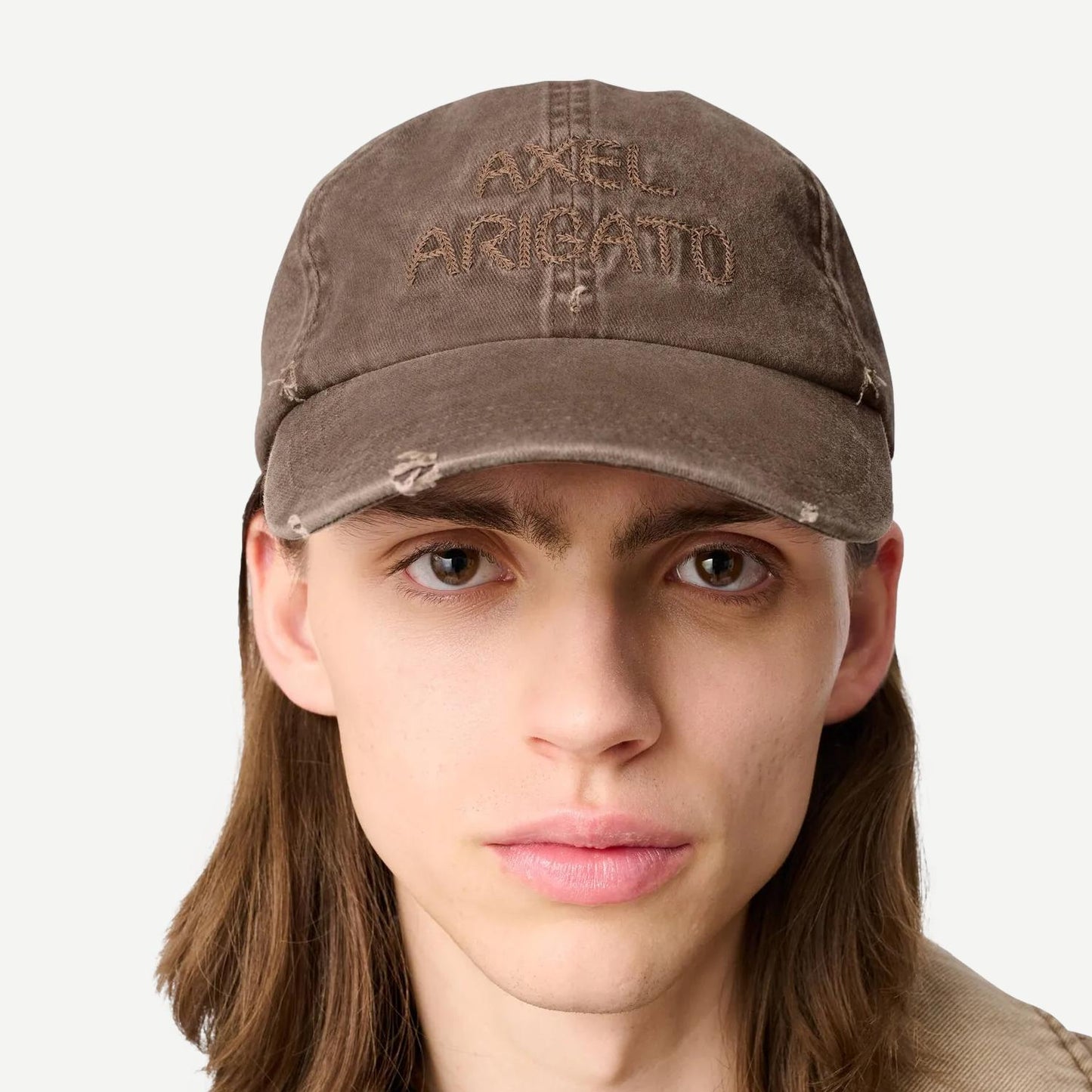 Chain Stitch Cap - Light Brown - Galvanic.co