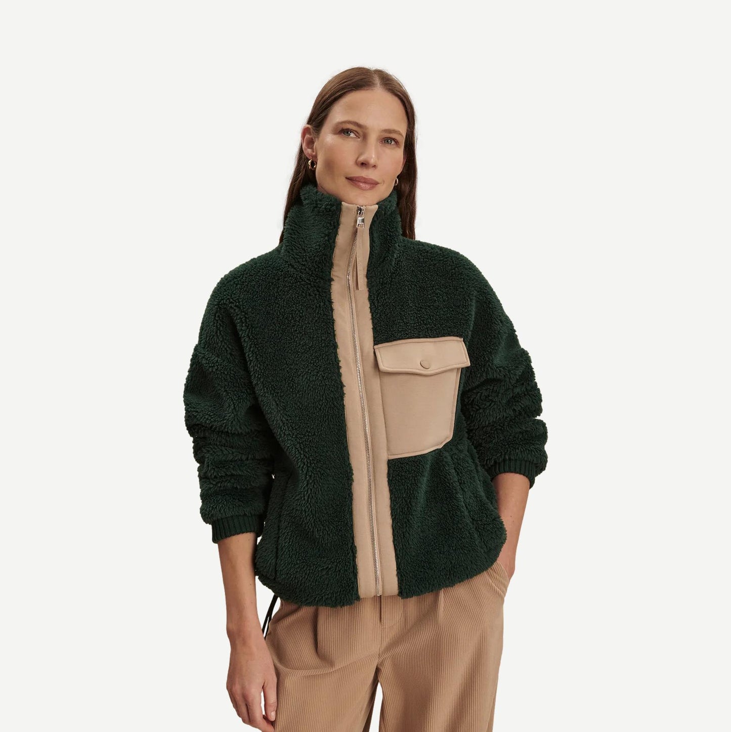 Lowell Sherpa Jacket - Pine Grove