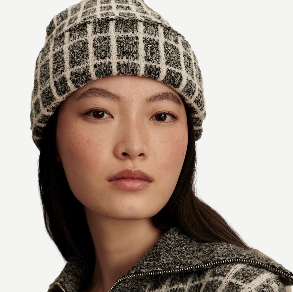 Noel Knit Beanie - Charcoal Marl