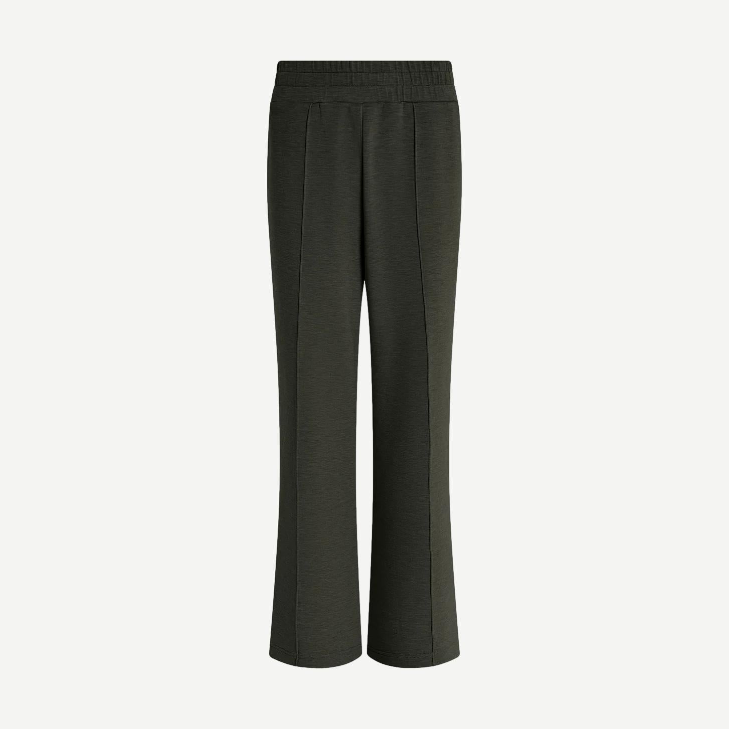 The Wide Leg Pant - Olive Marl - Galvanic.co