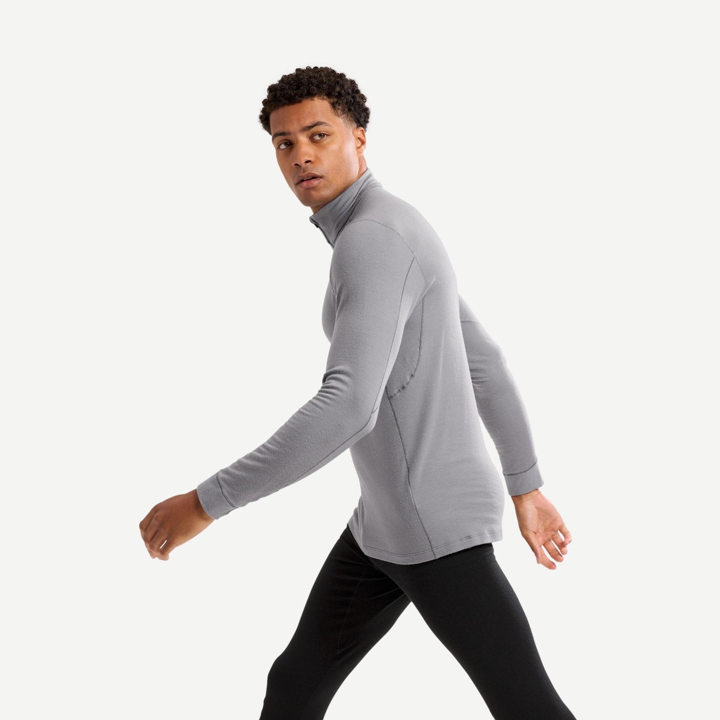 Rho Merino Wool Zip Neck M - Void