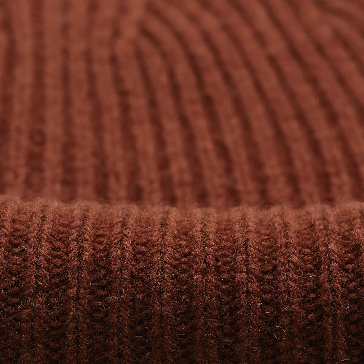 Brook Beanie Single Rib - Brown