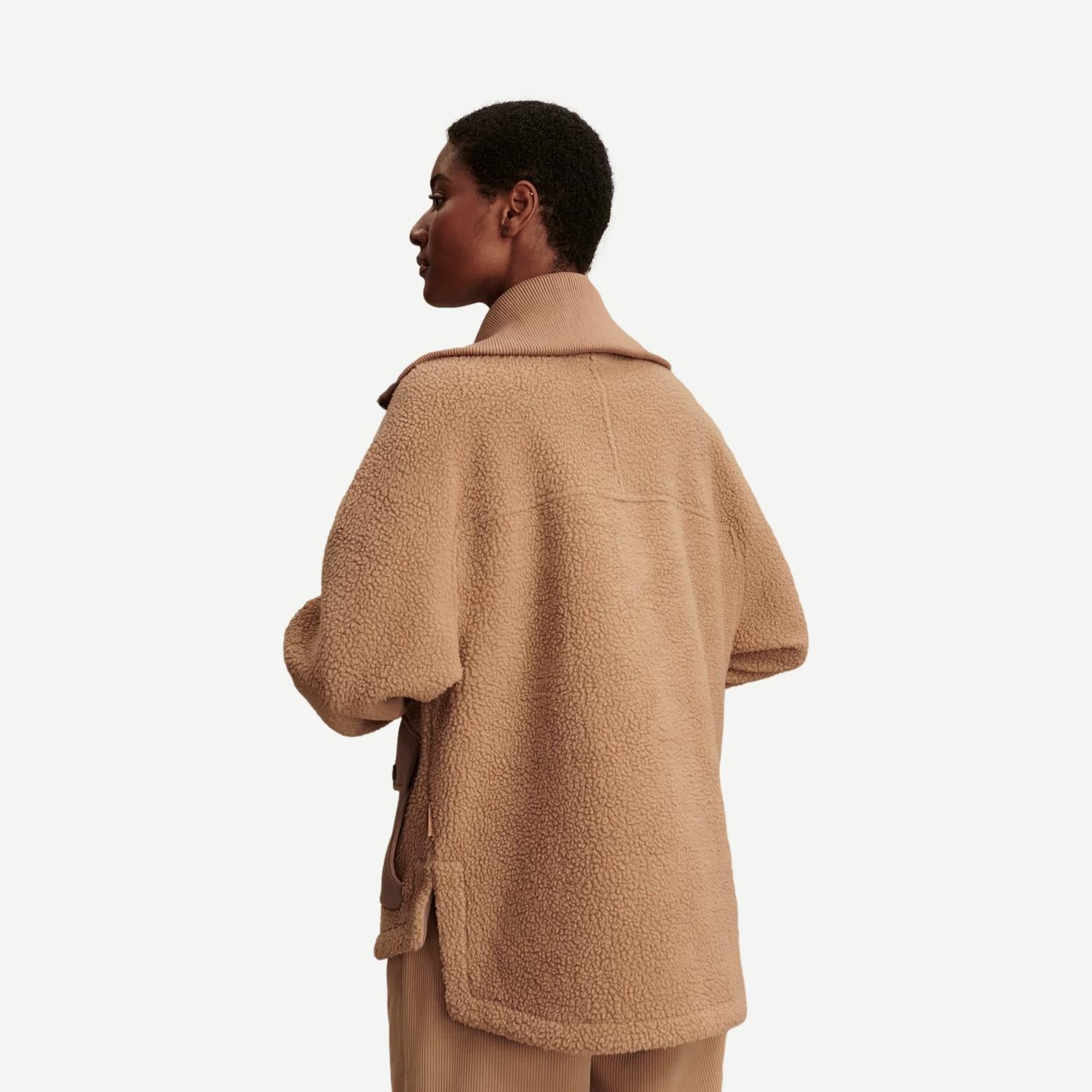 Eleanor Patch Pocket Fleece - Chanterelle