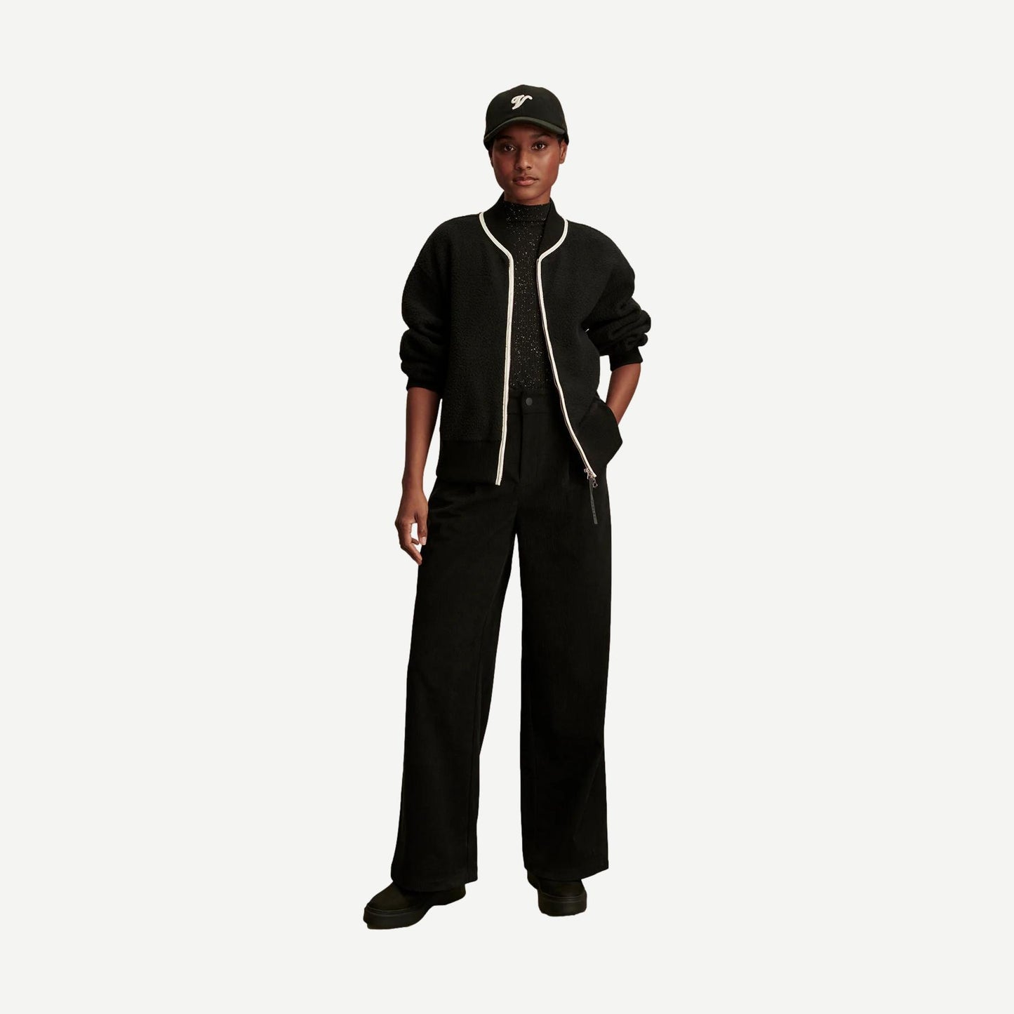 Hansley Fleece Jacket - Black