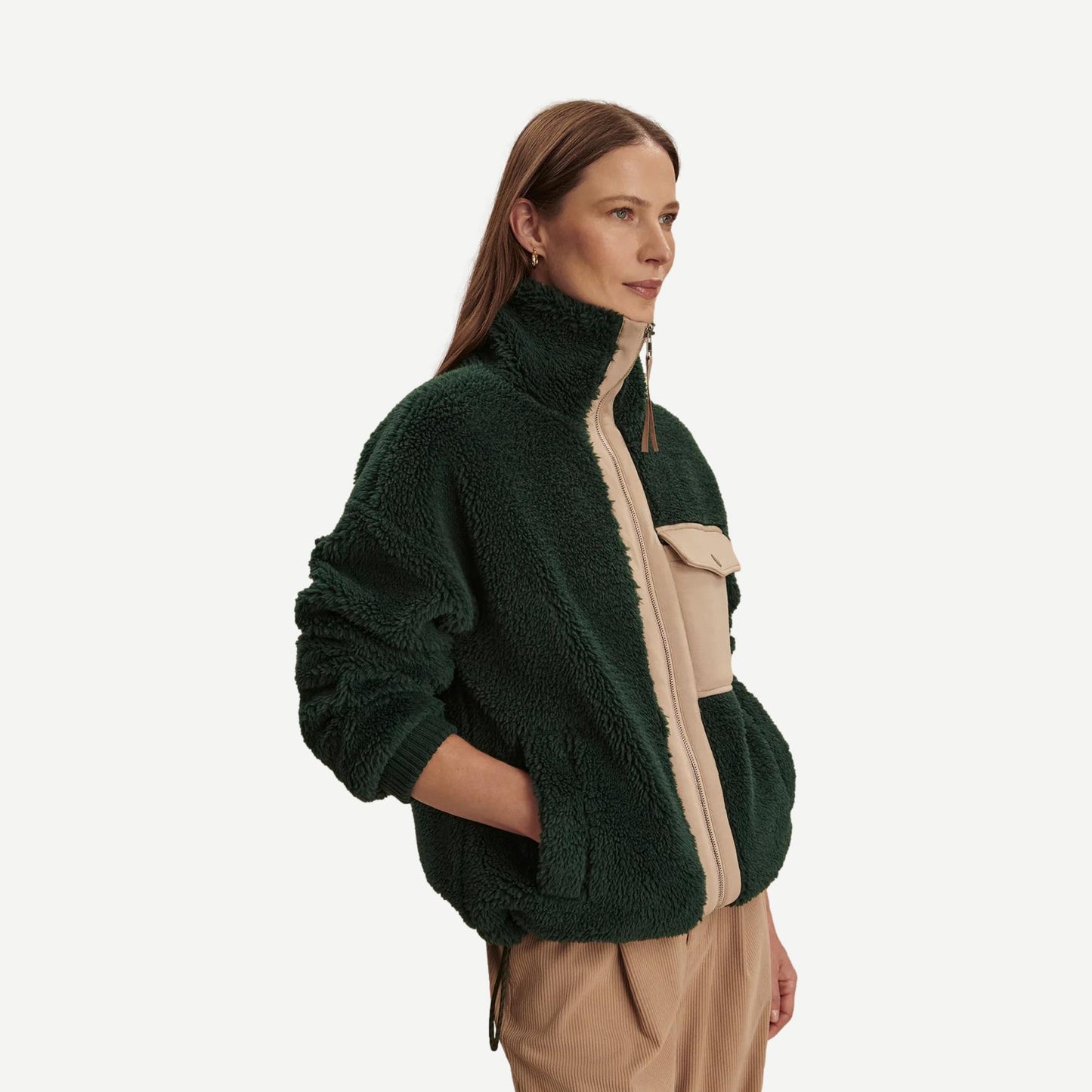 Lowell Sherpa Jacket - Pine Grove