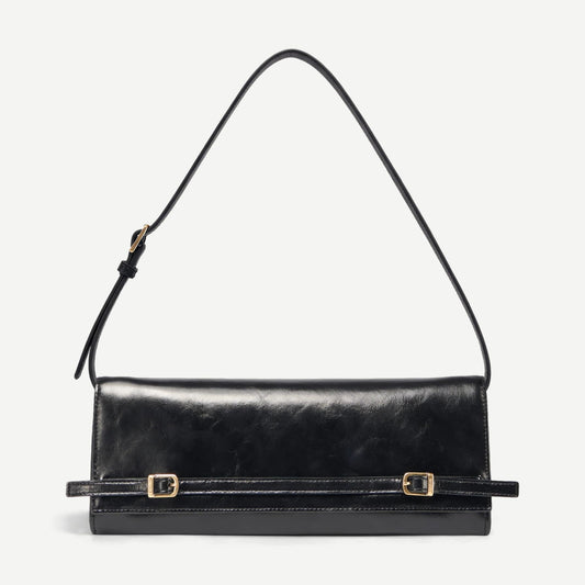 River East West Moto Clutch - Black