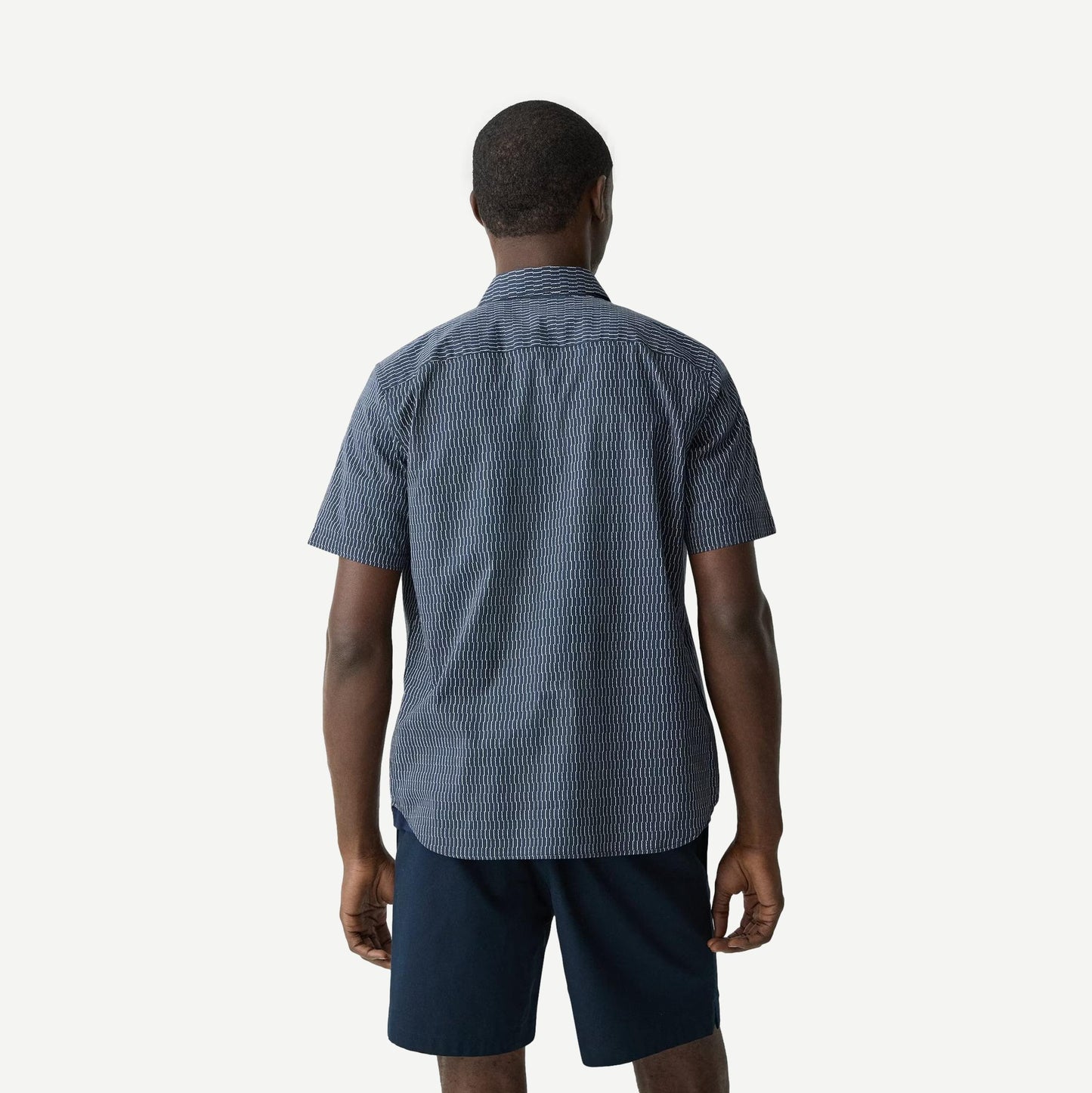 Irving SS Shirt Stretch Cotton - Baltic/Fog - Galvanic.co