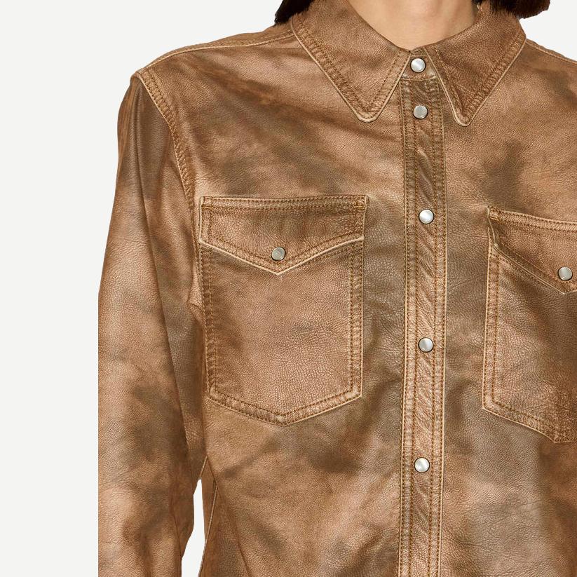 Karima Shirt - Tobacco - Galvanic.co