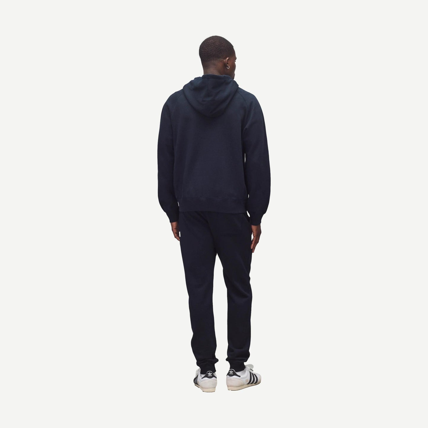 Knit Midweight Terry Slim Sweatpant - Navy - Galvanic.co