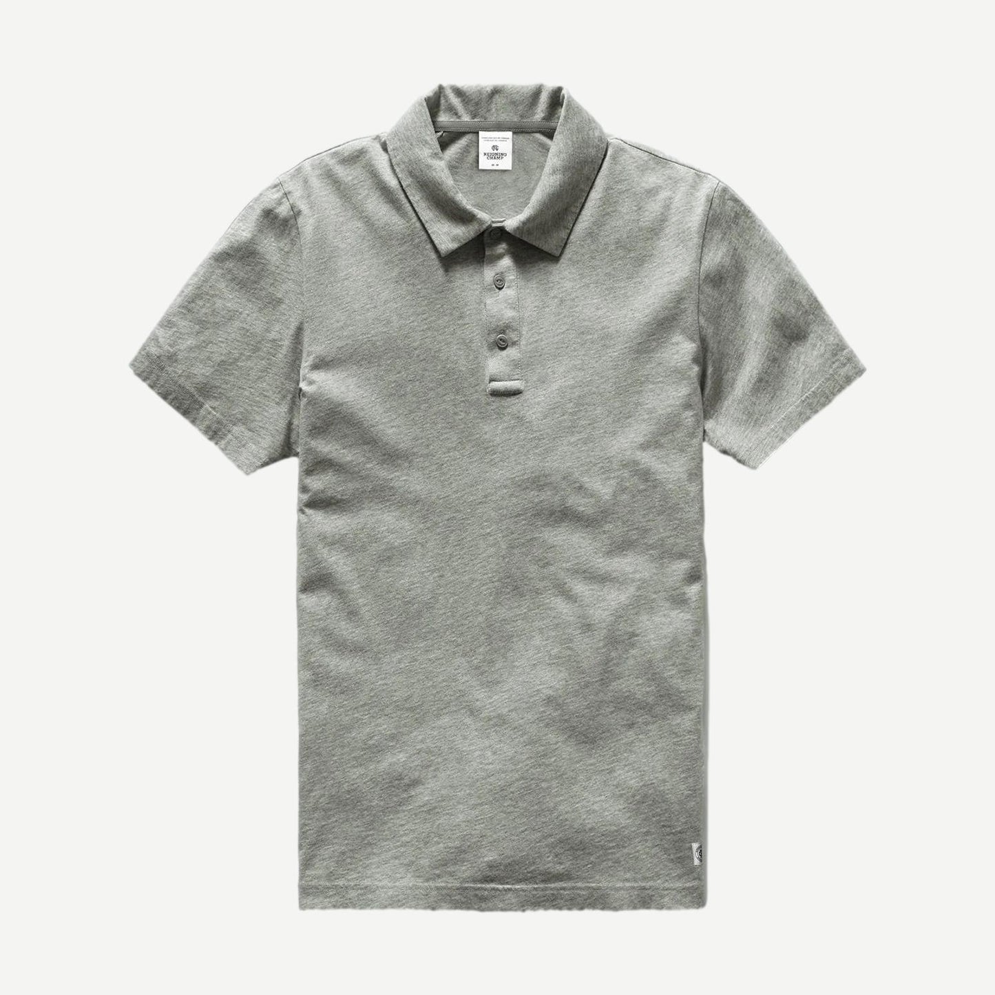 Lightweight Jersey Polo - Heather Grey - Galvanic.co