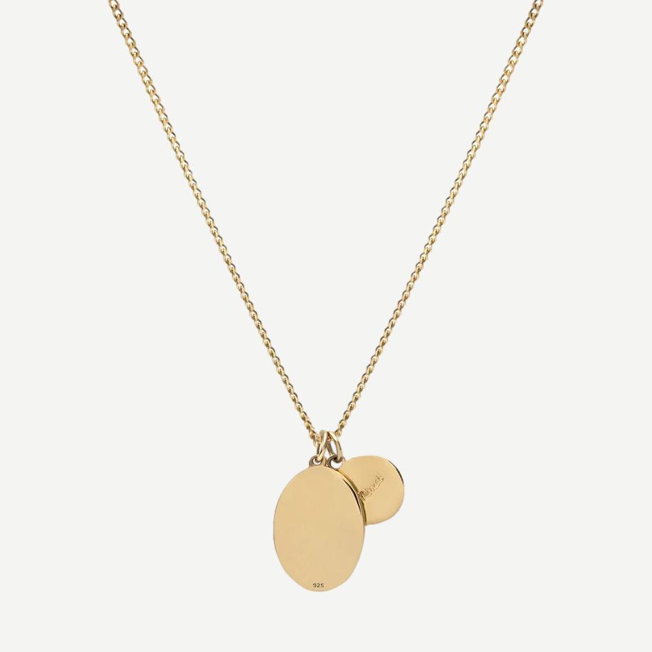 Mini Dove Pendant Necklace - Gold Vermeil 18in