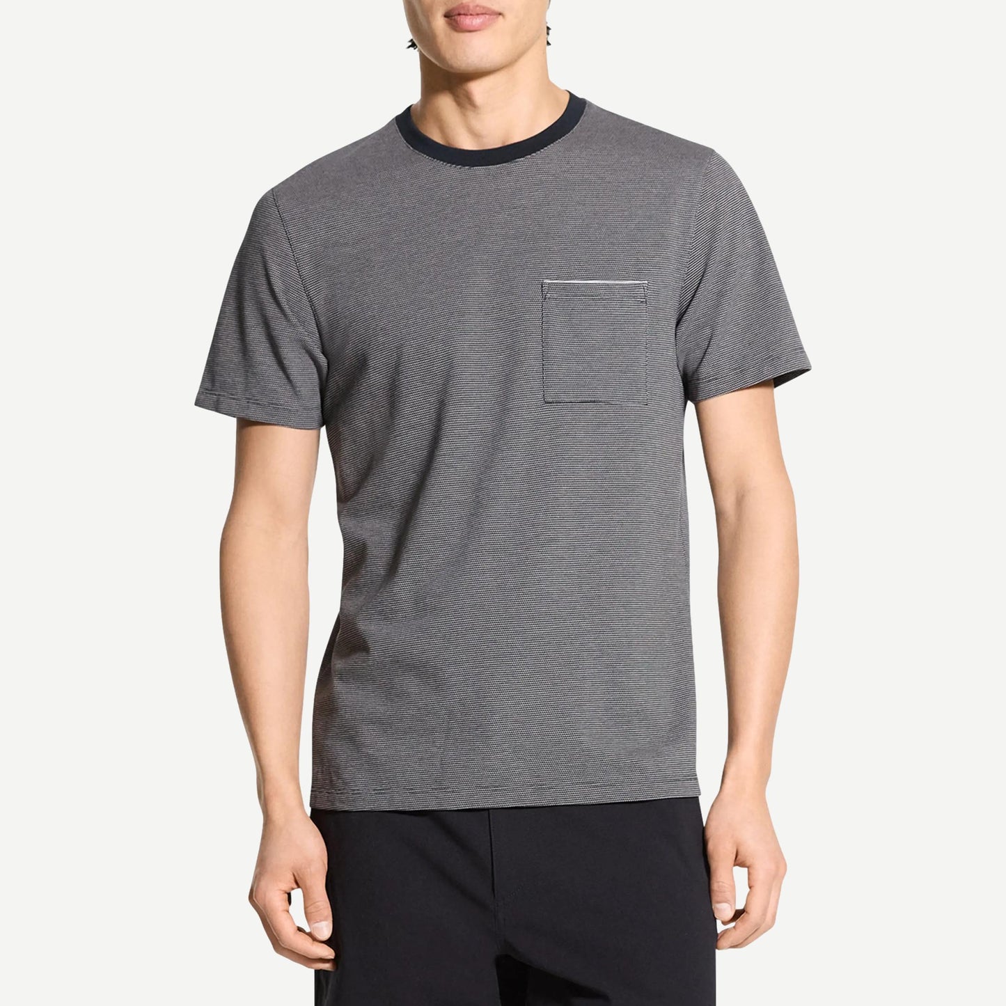 Pocket Birdeye Tee - Carbon Multi - Galvanic.co