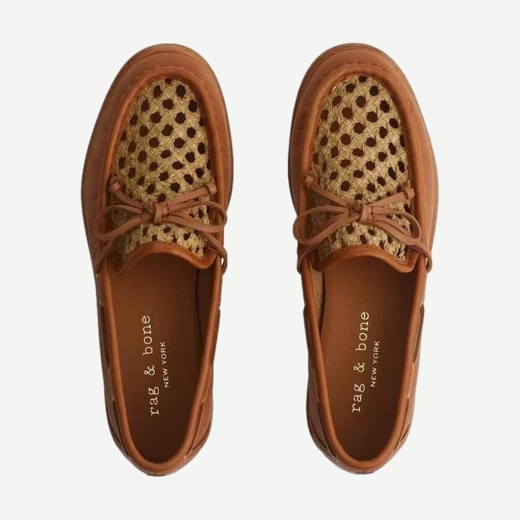 Carter Boat Shoe - Light Natural Woven - Galvanic.co