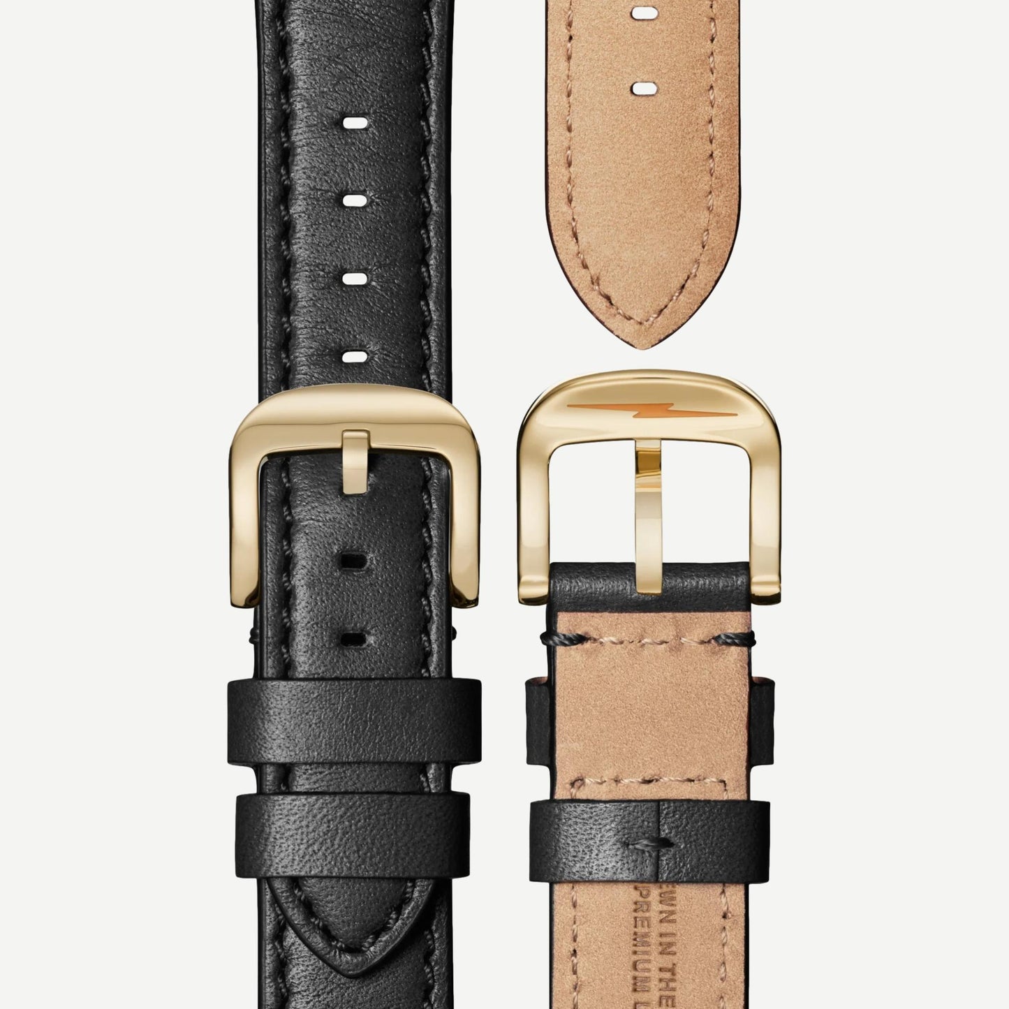 Runwell Sub Second 41mm MOP Black Leather Strap - Galvanic.co