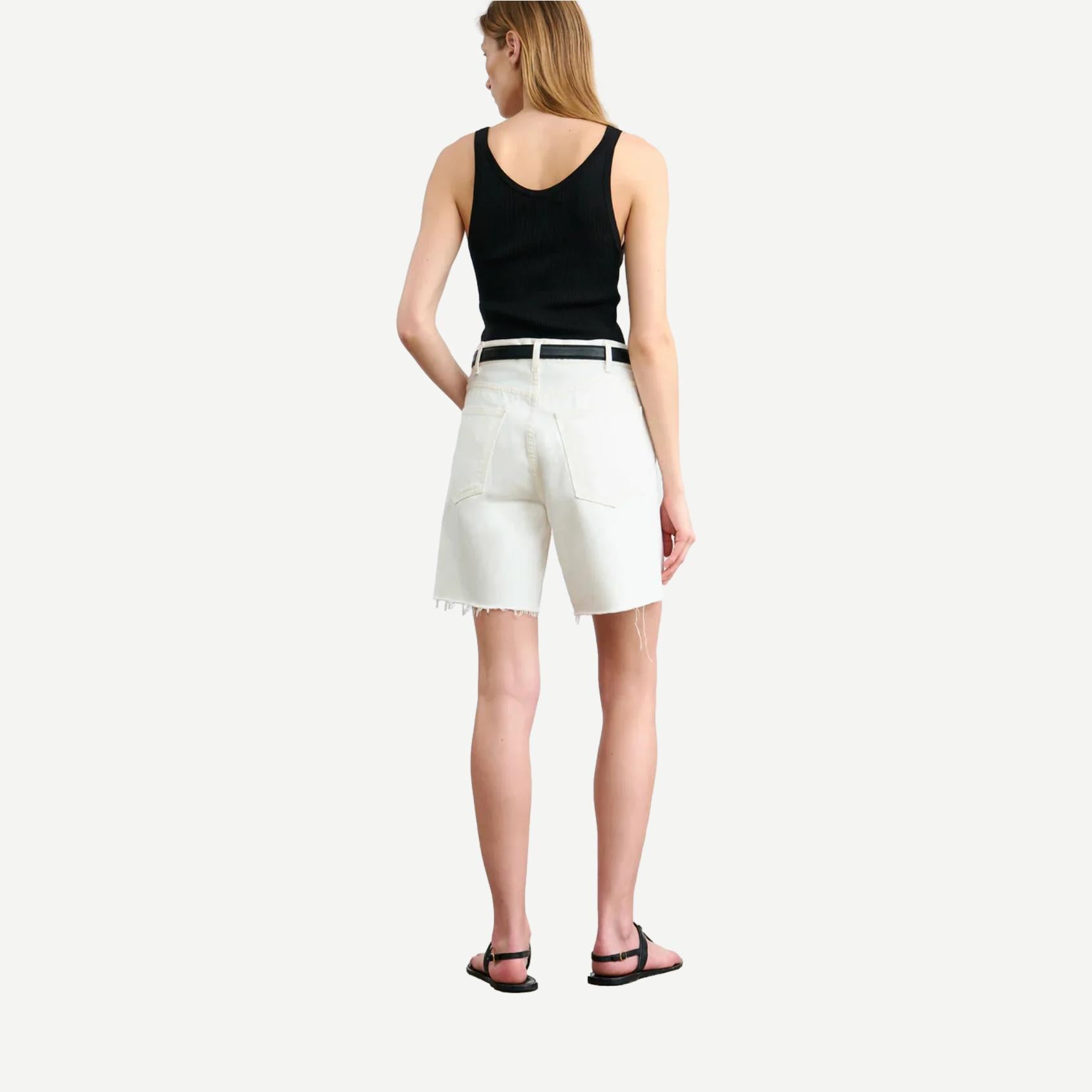 Russel Denim Short - Cream - Galvanic.co