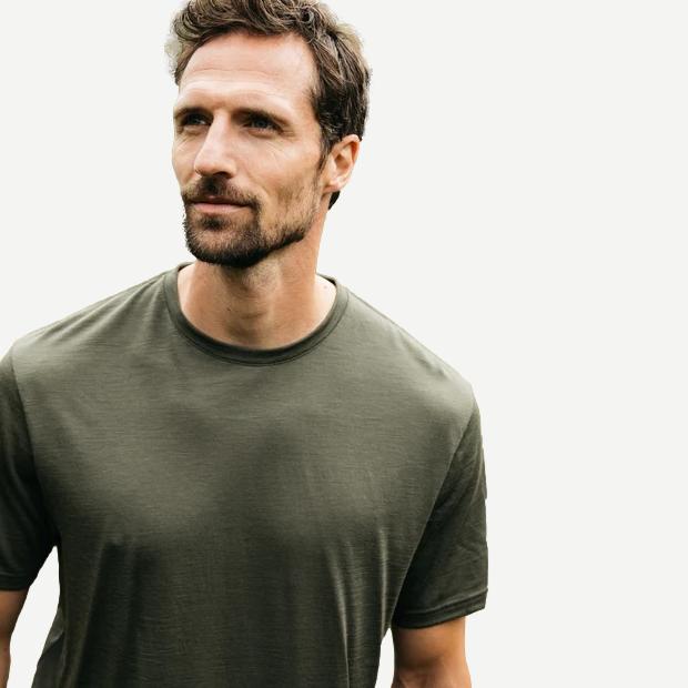 Seeker Merino SS Tee - Olive