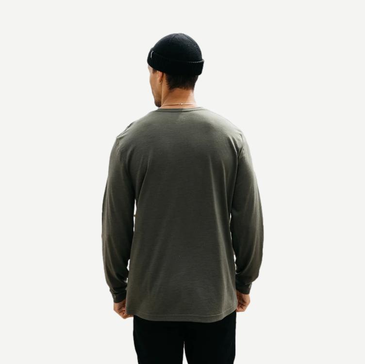 Seeker Merino LS Tee - Olive