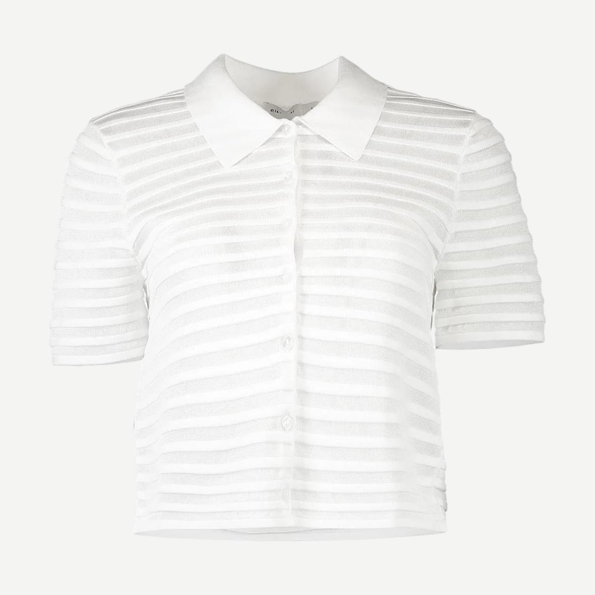 Larken S/S Cardigan - Ivory - Galvanic.co