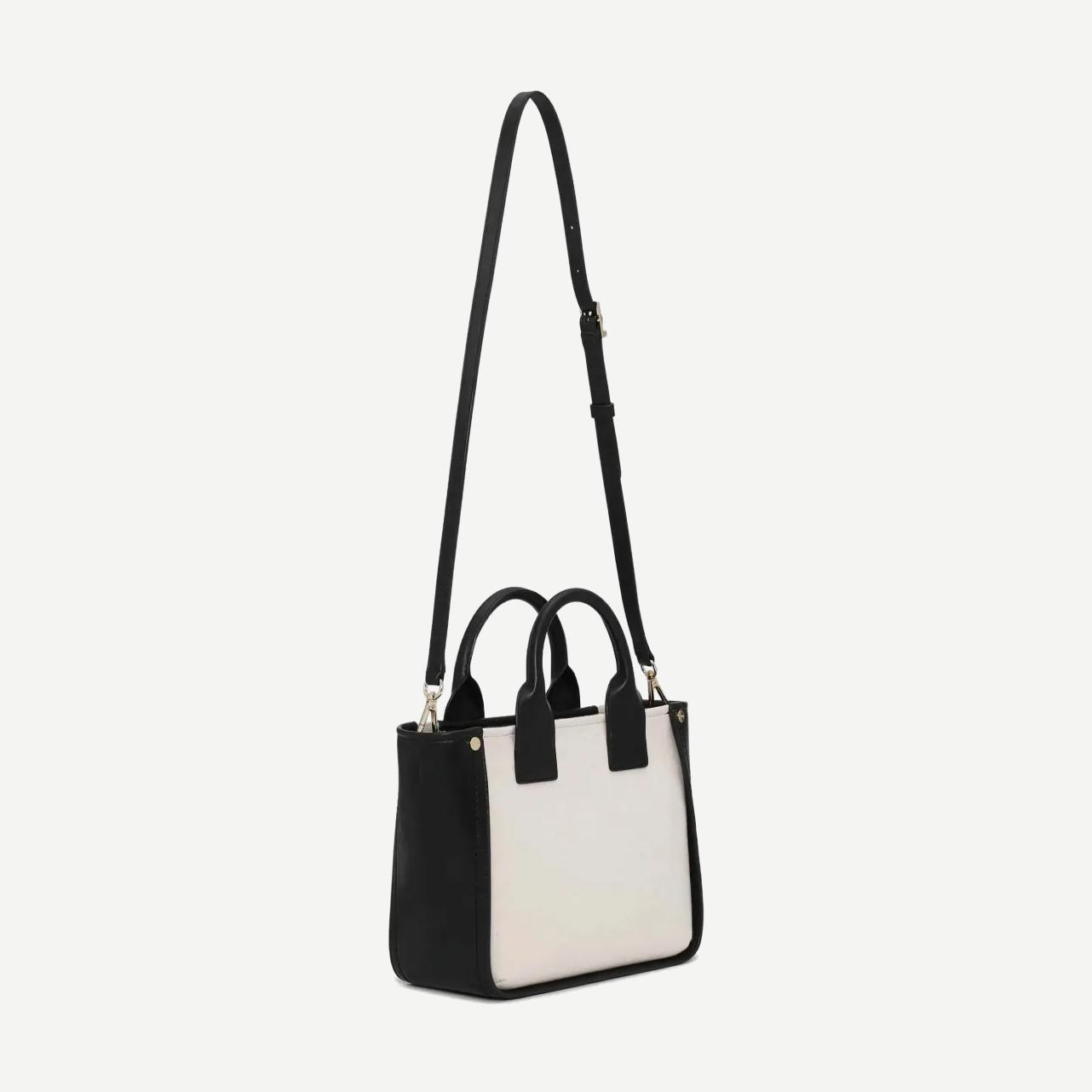 Small Pocket Tote Canvas - Black - Galvanic.co