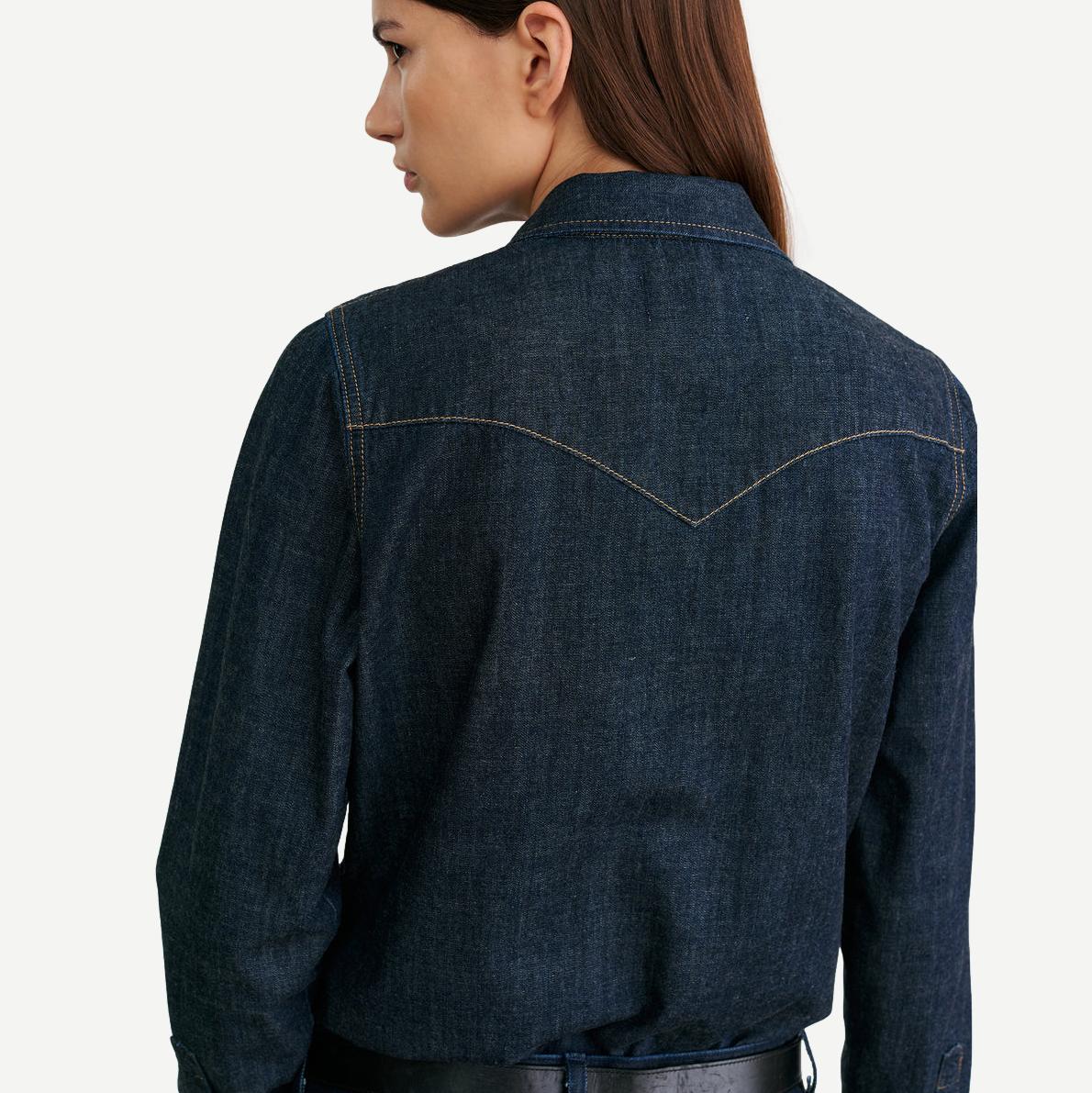 Travis Shirt - Indigo Rinse - Galvanic.co