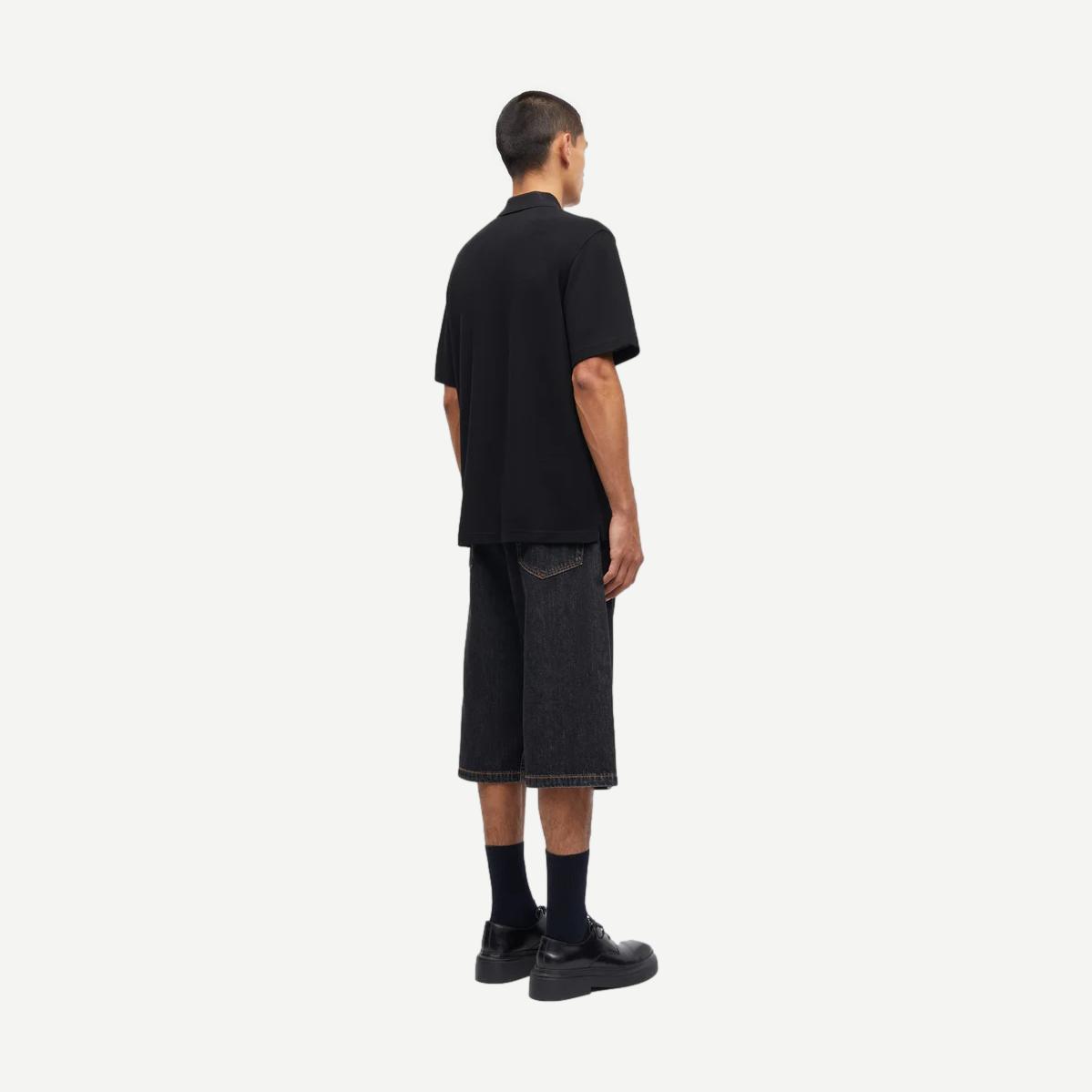 Samac HZ Polo - Black - Galvanic.co