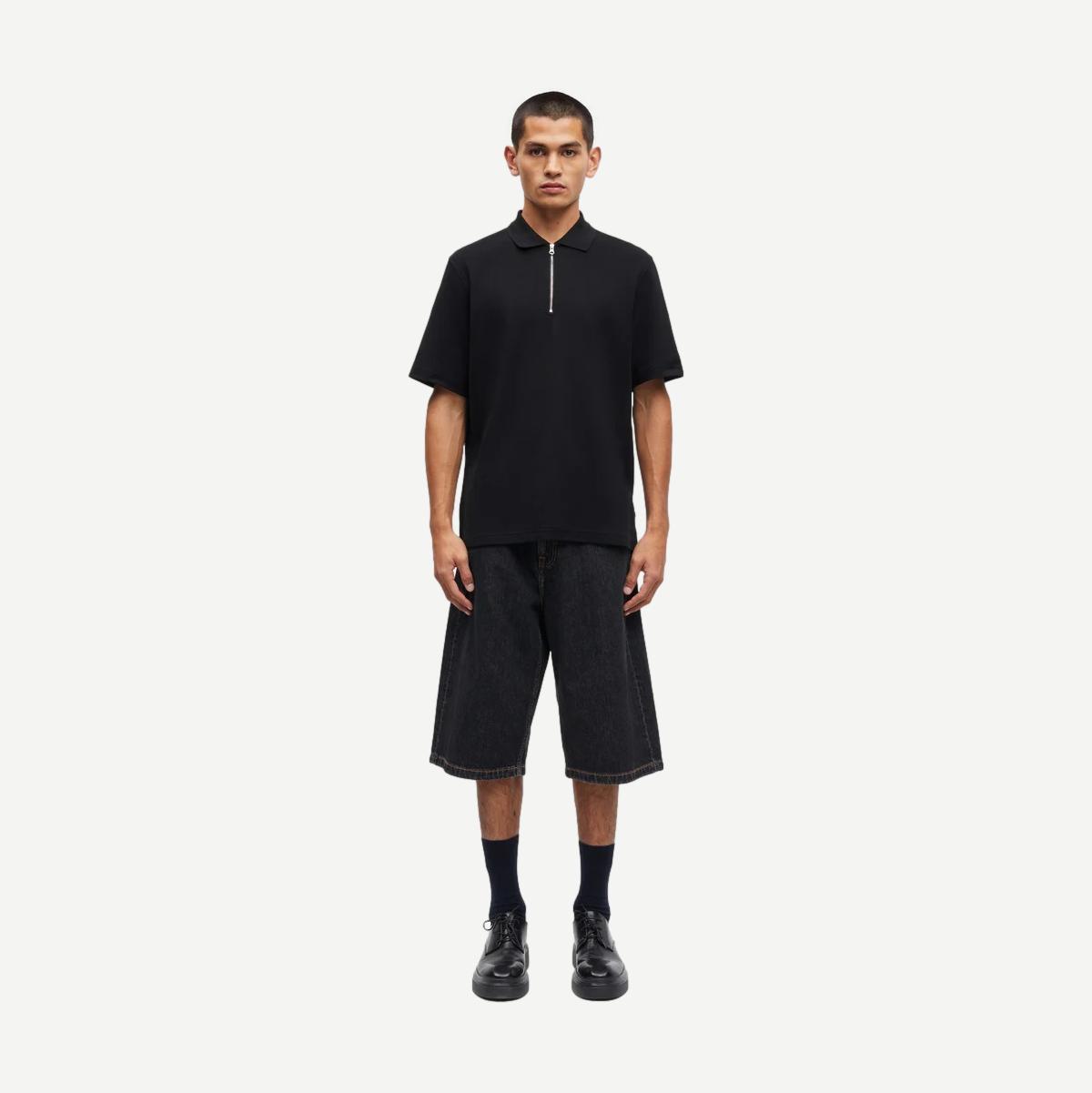 Samac HZ Polo - Black - Galvanic.co