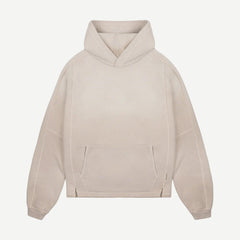 Step Hem Hoodie - Oat - Galvanic.co