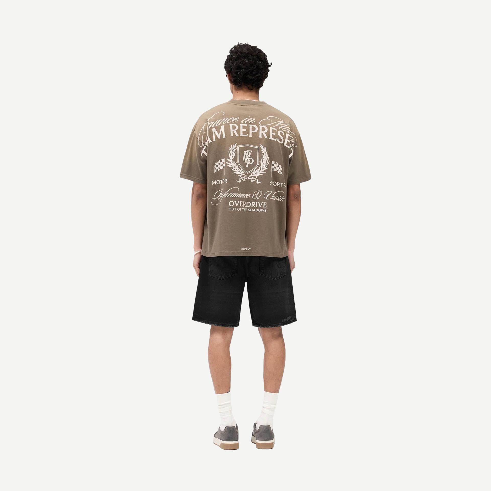 Crest T-Shirt - Dark Taupe - Galvanic.co
