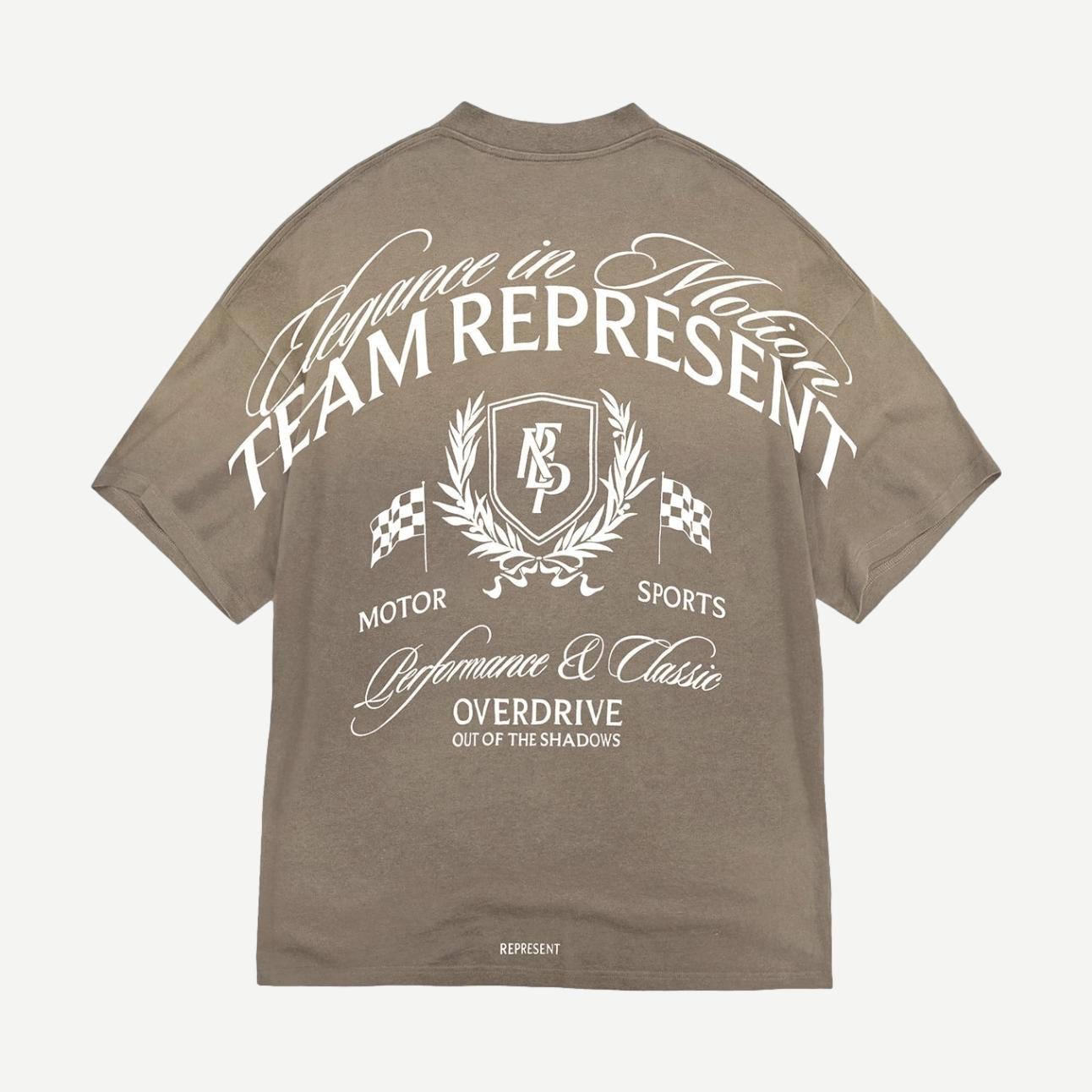 Crest T-Shirt - Dark Taupe - Galvanic.co