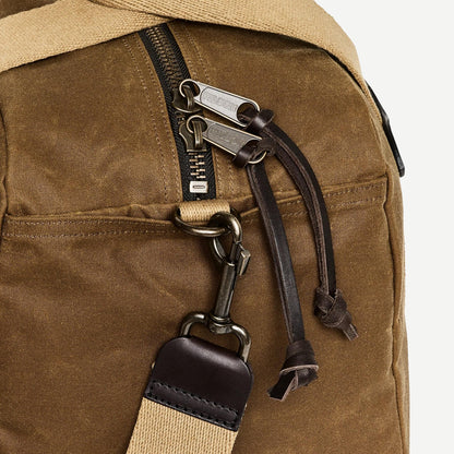 Tin Cloth Small Duffle Bag - Dark Tan