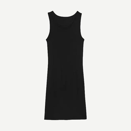 Soft Rib Shrunken Dress - Galvanic.co