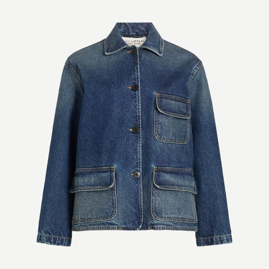 Cowan Denim Jacket - Ocean Wash - Galvanic.co