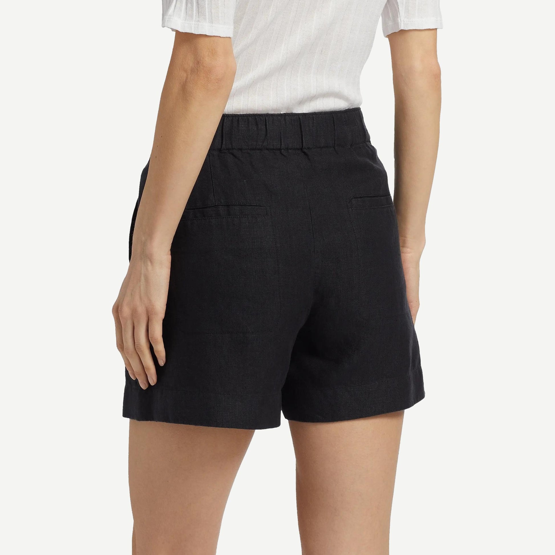 Mid Rise Hemp Short - Dark Night Lake - Galvanic.co