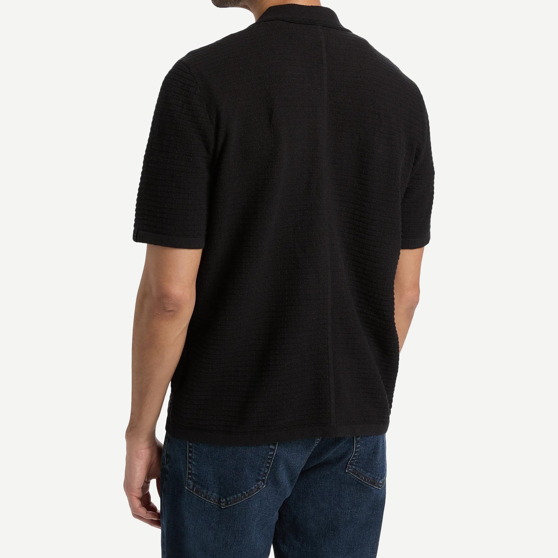 Zuma Ottoman Camp Shirt - Black - Galvanic.co
