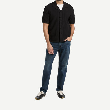 Zuma Ottoman Camp Shirt - Black - Galvanic.co