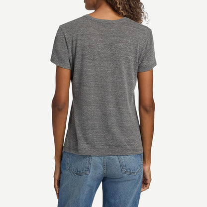 Lana Crewneck Tee - Heather Grey - Galvanic.co