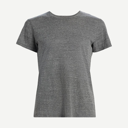 Lana Crewneck Tee - Heather Grey - Galvanic.co