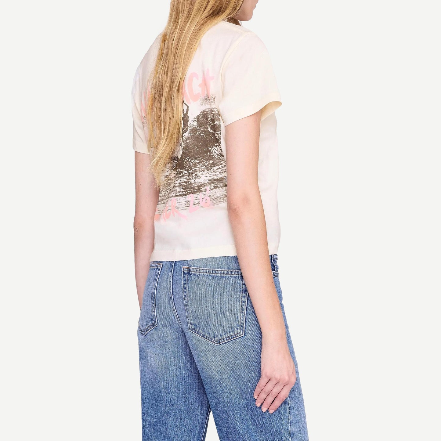 Shelley Tee Surfer - Washed Buttercream