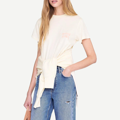 Shelley Tee Surfer - Washed Buttercream