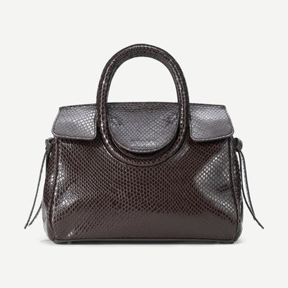 Maude Bag Mini - Espresso Snake - Galvanic.co