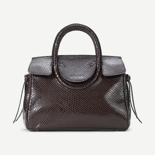Maude Bag Mini - Espresso Snake - Galvanic.co