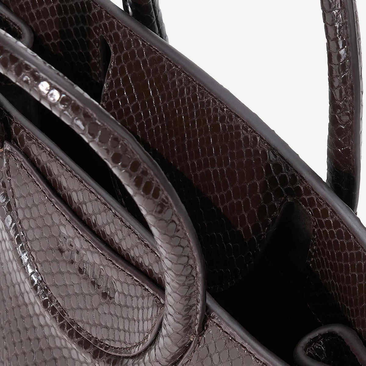 Maude Bag Mini - Espresso Snake - Galvanic.co
